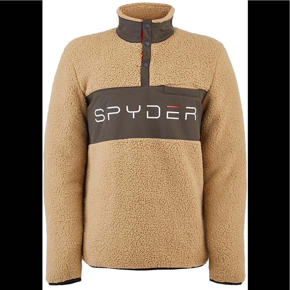 Spyder Active Sports Men's Vista Snap Neck Pullover Sweatshirt Size M